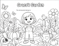 Hope's Garden Coloring Book cover – printable garden and animal coloring pages for kids