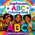 ABC Coloring Book cover – printable alphabet coloring pages for kids by Soiled Society