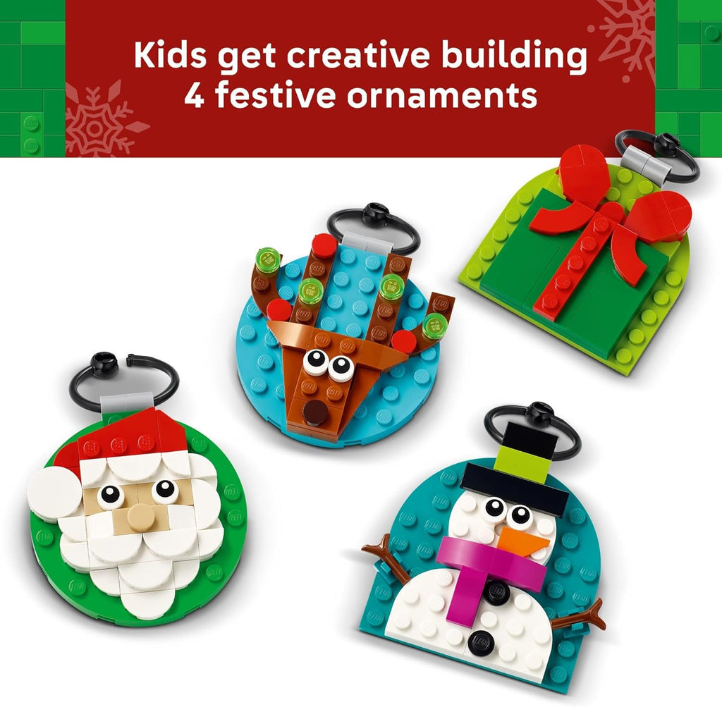 LEGO Christmas Ornament Set (40744) – Build 4 Holiday Ornaments