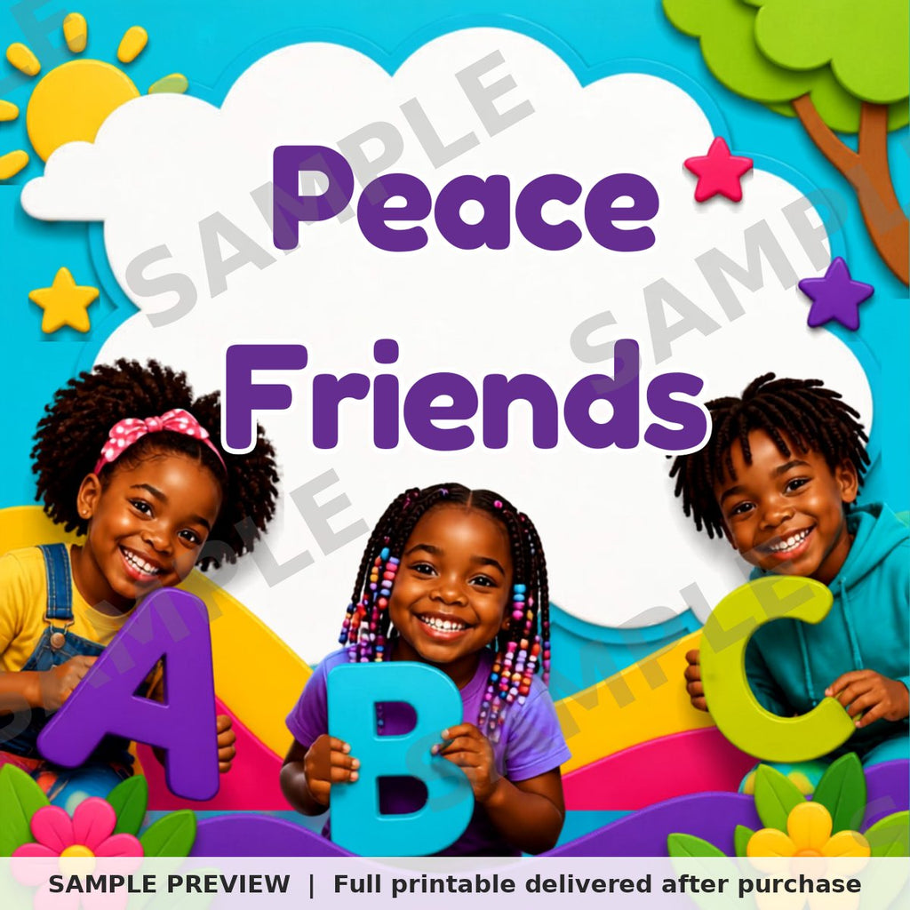 ABC Coloring Book sample page 28 (watermarked preview)