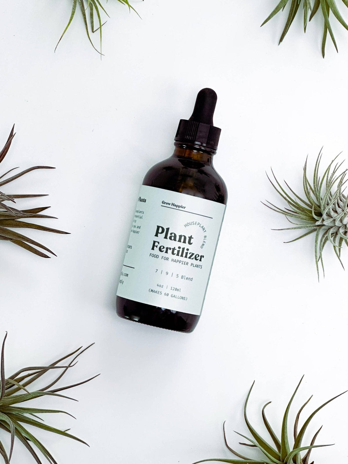 Houseplant Fertilizer 7-9-5 – 4 oz Dropper Bottle
